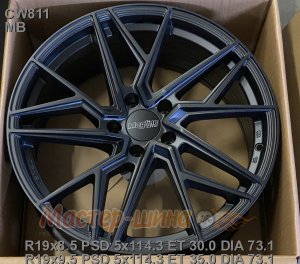 19_5x114.3_35_9.5J_h 73.1_ CAST WHEELS CW811_MB