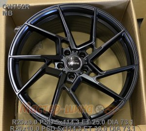 20_5x114.3_30_10.0J_h 73.1_ CAST WHEELS CW752R_MB