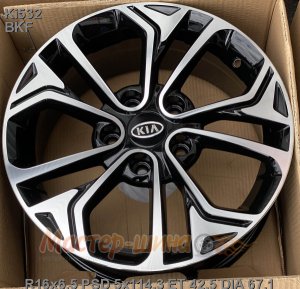 16_5x114.3_50_6.5J_h 67.1_Ki532_BKF Wheel LegeArtis