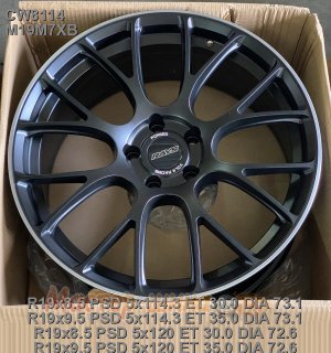 19_5x120_30_8.5J_h 72.6_ CAST WHEELS CW8114_M19M7XB