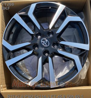 17_5x114.3_45_7.0J_h 60.1_TY268_BKF Wheel LegeArtis