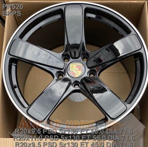 20_5x130_50_9.5J_h 71.6_PR520_BKPS Wheel LegeArtis
