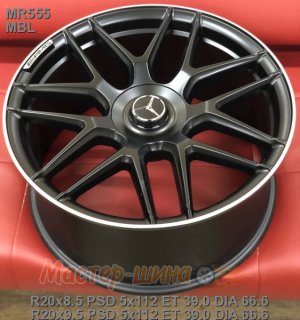 20_5x112_39_9.5J_h 66.6_ REPLICA MERCEDES  MR555_MBL