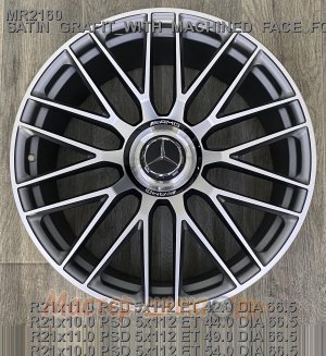 21_5x112_44_10.0J_h 66.5_ REPLICA MERCEDES  MR2160_SATIN_GRAFIT_WITH_MACHINED_FACE_FORGED