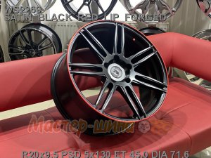 20_5x130_45_9.5J_h 71.6_ WS FORGED WS2269_SATIN_BLACK_RED_LIP_FORGED