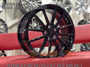 19_5x114.3_50_8.0J_h 60.1_ WS FORGED WS1247_GLOSS_BLACK_FORGED