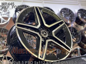 20_5x112_35_8.5J_h 66.5_ REPLICA  MERCEDES MR445_BKF_FORGED