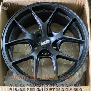 18_5x112_35_9.0J_h 66.6_ CAST WHEELS CW1139_MB