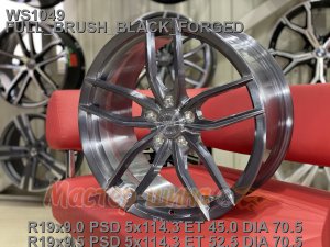 19_5x114.3_52.5_9.5J_h 70.5_ WS FORGED WS1049_FULL_BRUSH_BLACK_FORGED