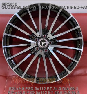 21_5x112_34_9.0J_h 66.5_ REPLICA  MERCEDES MR565B_ GLOSS-BLACK-WITH-DARK-MACHINED-FACE_FORGED