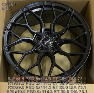 19_5x114.3_25_8.5J_h 73.1_ CAST WHEELS CW781_MB