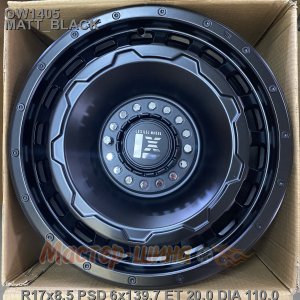 17_6x139.7_20_8.5J_h 110.0_ Off Road Wheels OW1405_MATT_BLACK