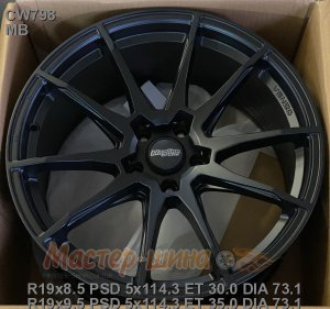 19_5x114.3_35_9.5J_h 73.1_ CAST WHEELS CW798_MB