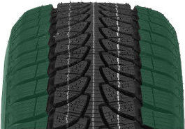 Боковые блоки Bridgestone Blizzak LM-80 Evo обеспечивает проходимость по рыхлому снегу.