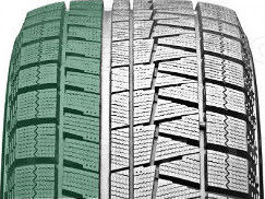 Внешняя сторона Bridgestone Blizzak Revo GZ дает автомобилю высокую устойчивость на дороге.