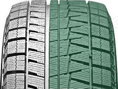 Внутренняя сторона Bridgestone Blizzak Revo GZ улучшает маневренность авто.