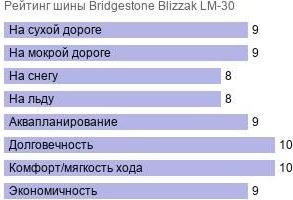 картинка шины Bridgestone Blizzak LM-30