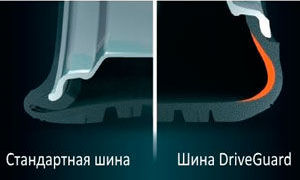 картинка шины Bridgestone DriveGuard