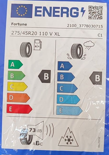 Fortune Nivalis Winter Pro EU label