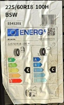 Roadx RXQuest HT02 EU label