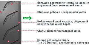 картинка шины Toyo Proxes R888R