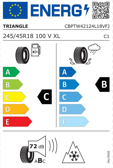 Triangle TW421 EffexWinter EU label