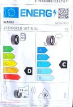 Wanli SW312 EU label