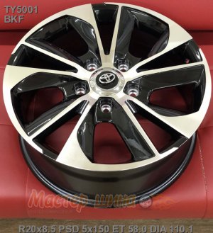 20_5x150_58_8.5J_h 110.1_ REPLICA TOYOTA  TY5001_BKF