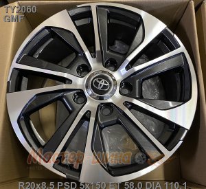 20_5x150_58_8.5J_h 110.1_ REPLICA TOYOTA TY2060_GMF