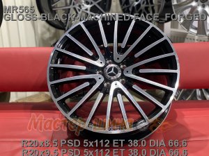20_5x112_38_9.5J_h 66.6_ REPLICA MERCEDES MR565_ GLOSS-BLACK-WITH-MACHINED-FACE_FORGED