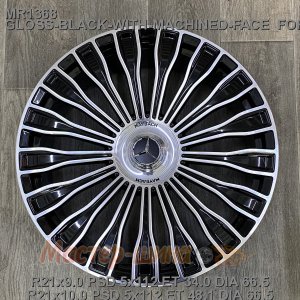 21_5x112_34_9.0J_h 66.5_ REPLICA MERCEDES  MR1368_ GLOSS-BLACK-WITH-MACHINED-FACE_FORGED