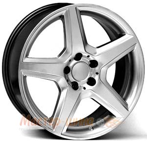 17/5*112/34  7.5J  h 66.6  For Wheels ME 563Bf Hyper Silver