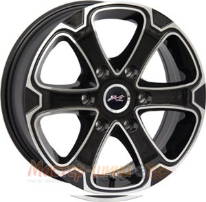 16/6*139,7/35  6.5J  h 110.1   RS    5019 Black Machine Face